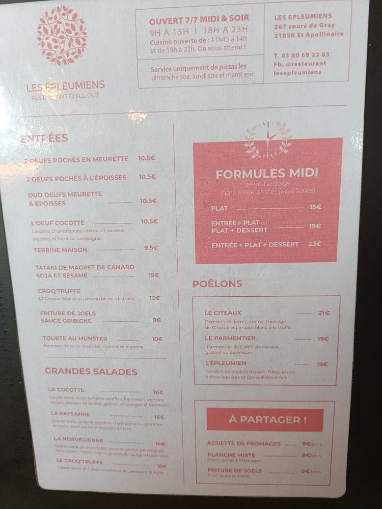 Les Epleumiens - Menu Image 1